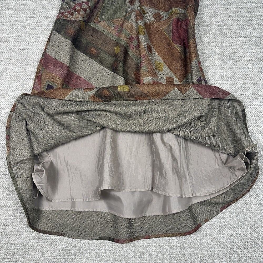 Coldwater Creek Skirt S 4-6 Twill Woven Southwest… - image 6